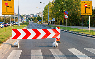 Drogowcy zamknęli skrzyżowanie Sikorskiego z Pstrowskiego w Olsztynie