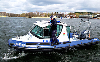 W Olsztynie zwodowano hybrydową łódź policyjną