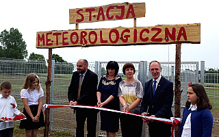 Otwarcie stacji meteo w Rumianie cieszy rolników
