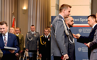 „Bohaterowie czasów pokoju” nagrodzeni przez Prezydenta. Wyróżnionym funkcjonariuszom medale wręczył minister Mariusz Błaszczak