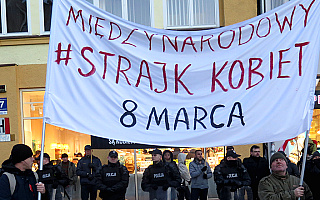 W Olsztynie – podobnie jak w kilkudziesięciu innych miastach Polski – odbył się Międzynarodowy Strajk Kobiet