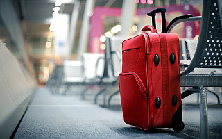 Porzucony bagaż wzbudził podejrzenie pracowników lotniska. Do akcji wkroczył pies