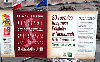 Polacy spod Znaku Rodła. W centrum Olsztyna stanęła tablica upamiętniająca Kongres Polaków w Niemczech