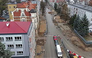 Czy dopiero w kwietniu pojedziemy Partyzantów w Olsztynie? Odkrycie cmentarza opóźniło modernizację ulicy