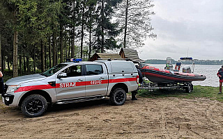 Z jeziora Ublik Wielki wyłowiono ciało policjanta