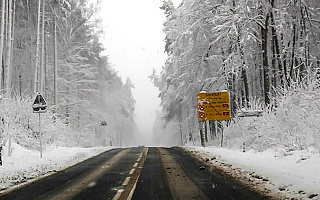 GDDKiA: śnieg w większości województw utrudnia kierowcom jazdę