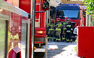 Policja wyjaśnia przyczyny pożaru w zakładach cukierniczych w Dobrym Mieście