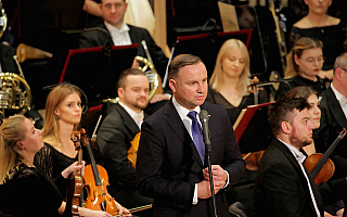 Prezydent Andrzej Duda gościem honorowym koncertu z okazji 75-lecia filharmonii