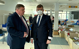 Wojewoda i prezydent Elbląga omówili działania pomocowe na rzecz uchodźców z Ukrainy