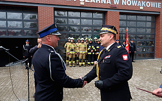 Strażacy z Nowakowa otrzymali nowy samochód ratowniczo-gaśniczy