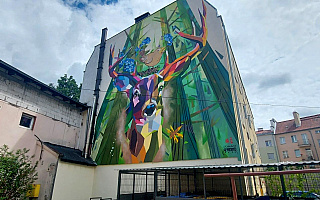 Nowy mural ozdobił olsztyński budynek. Gdzie go można zobaczyć?