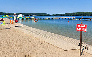 Zakaz kąpieli na plaży miejskiej w Olsztynie przedłużony