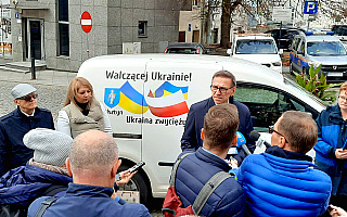 Miasto Olsztyn przekazało samochód dostawczy ukraińskiemu miastu