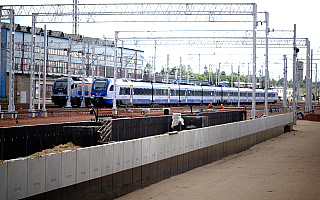 Przebudowa stacji kolejowej w Olsztynie przekroczyła półmetek [ZDJĘCIA]