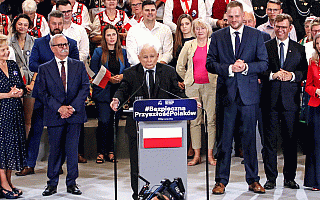 Jarosław Kaczyński na konwencji wojewódzkiej PiS w Elblągu