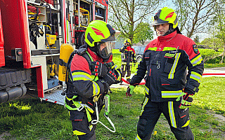 Strażacy z powiatu braniewskiego sprawdzili swoją gotowość bojową
