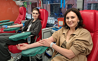 W centrum Olsztyna można oddać krew. Akcję zorganizowała Caritas
