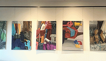 Wakacyjna wystawa prac uczniów liceum plastycznego