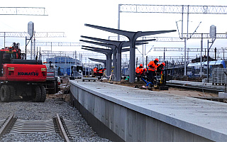 Postępują prace przy modernizacji stacji Olsztyn Główny