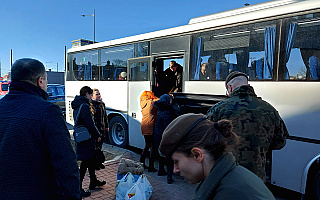 Kolejne grupy uchodźców z Ukrainy docierają na Warmię i Mazury