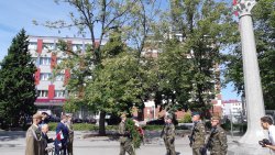 Odsłonięcie tablicy Orła Białego 1920