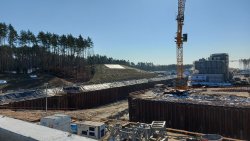 Konferencja Ministra Infrastruktury na budowie przekopu przez Mierzeję Wiślaną