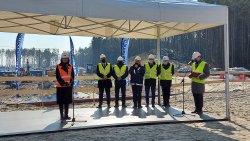 Konferencja Ministra Infrastruktury na budowie przekopu przez Mierzeję Wiślaną