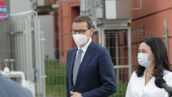 Premier Mateusz Morawiecki z wizytą na Warmii i Mazurach