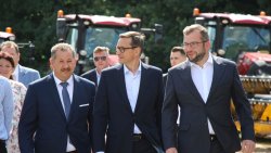 Premier M. Morawiecki z wizytą w Brzydowie (12.08.2021)