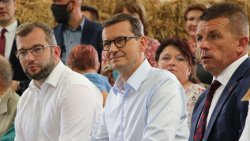 Premier M. Morawiecki z wizytą w Brzydowie (12.08.2021)