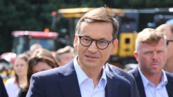 Premier M. Morawiecki z wizytą w Brzydowie (12.08.2021)