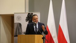 Odsłonięcie tablicy im. Grażyny Langowskiej w Olsztynie (25.10.2021)