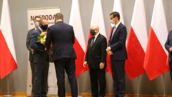 Odsłonięcie tablicy im. Grażyny Langowskiej w Olsztynie (25.10.2021)