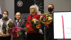 Odsłonięcie tablicy im. Grażyny Langowskiej w Olsztynie (25.10.2021)