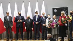 Odsłonięcie tablicy im. Grażyny Langowskiej w Olsztynie (25.10.2021)