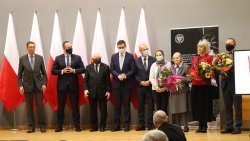 Odsłonięcie tablicy im. Grażyny Langowskiej w Olsztynie (25.10.2021)