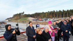 Jerzy Wilk patronem Mostu Południowego na Mierzei Wiślanej (25.10.2021)