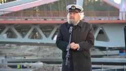 Jerzy Wilk patronem Mostu Południowego na Mierzei Wiślanej (25.10.2021)