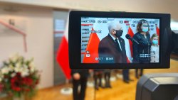 Odsłonięcie tablicy im. Grażyny Langowskiej w Olsztynie (25.10.2021)