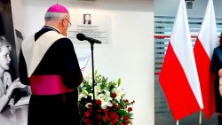 Odsłonięcie tablicy im. Grażyny Langowskiej w Olsztynie (25.10.2021)