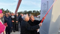 Jerzy Wilk patronem Mostu Południowego na Mierzei Wiślanej (25.10.2021)