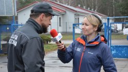 Zima z Pupilem - przekazanie darów schronisku w Iławie (24.11.2021)