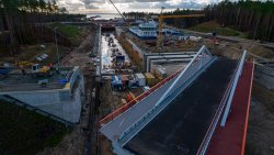 Budowa przekopu Mierzei Wiślanej (03.12.2021)