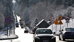 Pierwsze opady śniegu na Warmii i Mazurach (01.12.2021)