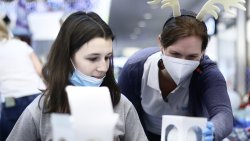 Malowanie ozdób z Radiem Olsztyn (19.12.2021)