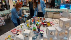 Malowanie ozdób z Radiem Olsztyn (19.12.2021)