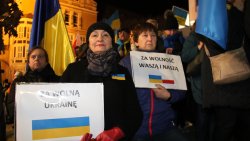 Wiec solidarności z Ukrainą