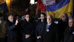 Wiec solidarności z Ukrainą