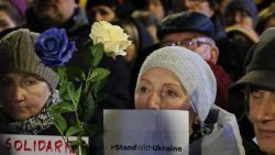 Wiec solidarności z Ukrainą
