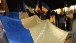 Wiec solidarności z Ukrainą